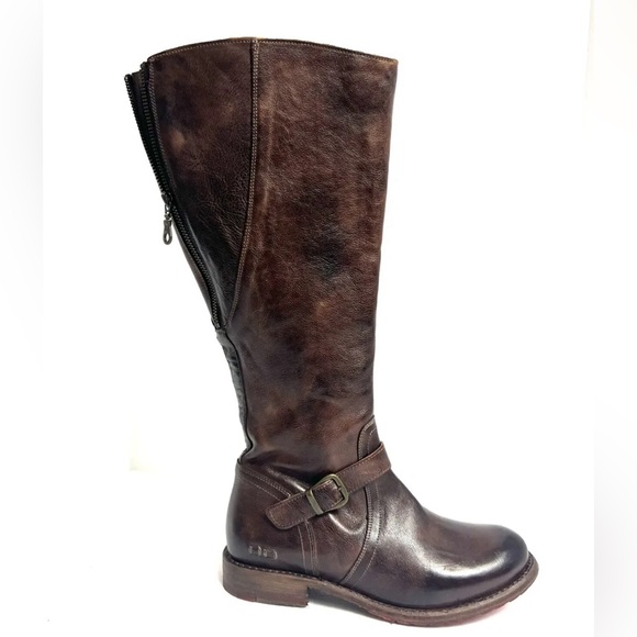 Bed Stu Shoes - Bedstu Womens Glaye Wide Calf Tall Boot Rustic 8.5 M